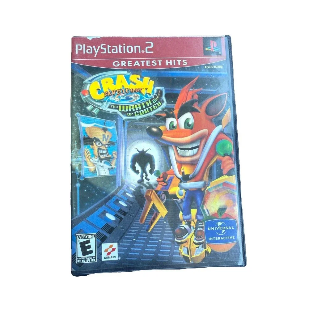 Crash Bandicoot The Wrath of Cortex PS2 Sony Playstation 2 Complete CIB Tested
